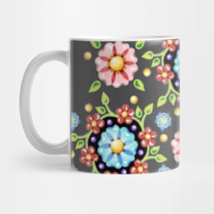 Millefiori Folkloric Floral Mug